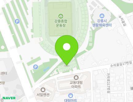 22 Surigol-gil 17beon-gil, Gangneung-si, Gangwon-do, Republic of Korea Map