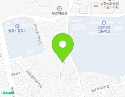 12-3 Hwabusan-ro 8beonan-gil, Gangneung-si, Gangwon-do, Republic of Korea Map