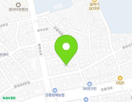 5-4 Hwabusan-ro 8beon-gil, Gangneung-si, Gangwon-do, Republic of Korea Map