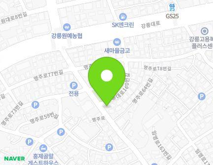 68-1 Myeongju-ro, Gangneung-si, Gangwon-do, Republic of Korea Map