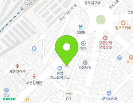 274 Gangneung-daero, Gangneung-si, Gangwon-do, Republic of Korea Map