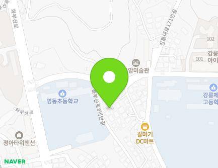 18-15 Hwabusan-ro 40beon-gil, Gangneung-si, Gangwon-do, Republic of Korea Map