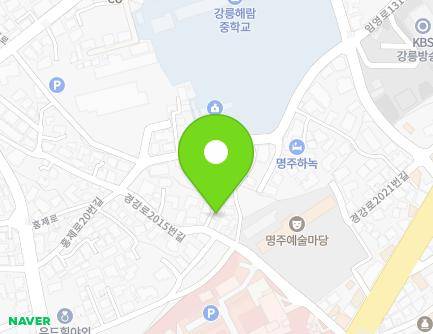 16-4 Gyeonggang-ro 2015beon-gil, Gangneung-si, Gangwon-do, Republic of Korea Map