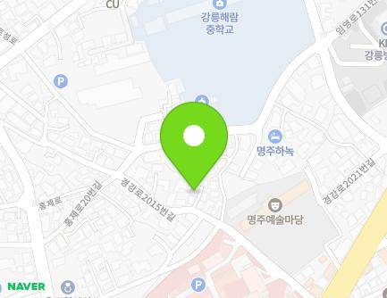 16-3 Gyeonggang-ro 2015beon-gil, Gangneung-si, Gangwon-do, Republic of Korea Map
