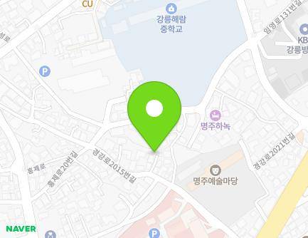 16-6 Gyeonggang-ro 2015beon-gil, Gangneung-si, Gangwon-do, Republic of Korea Map