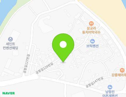 16-8 Gonghang-gil 129beon-gil, Gangneung-si, Gangwon-do, Republic of Korea Map