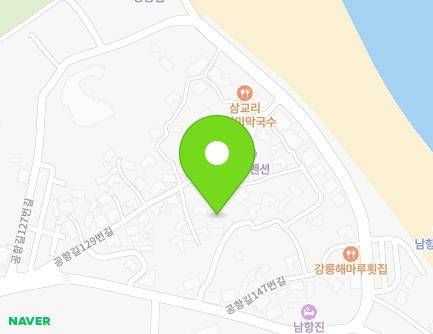 16-9 Gonghang-gil 129beon-gil, Gangneung-si, Gangwon-do, Republic of Korea Map