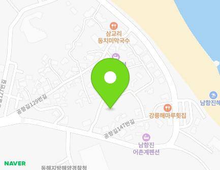 9-9 Gonghang-gil 147beon-gil, Gangneung-si, Gangwon-do, Republic of Korea Map