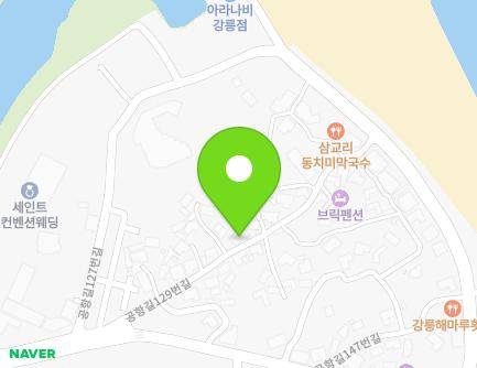 13-2 Gonghang-gil 129beon-gil, Gangneung-si, Gangwon-do, Republic of Korea Map