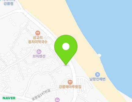 58 Gonghang-gil 127beon-gil, Gangneung-si, Gangwon-do, Republic of Korea Map