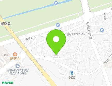 44-5 Namsanchogyo-gil 12beon-gil, Gangneung-si, Gangwon-do, Republic of Korea Map