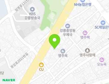 13-5 Gyeonggang-ro 2024beon-gil, Gangneung-si, Gangwon-do, Republic of Korea Map