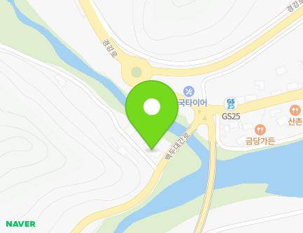 2777 Baekdudaegan-ro, Seongsan-myeon, Gangneung-si, Gangwon-do, Republic of Korea Map