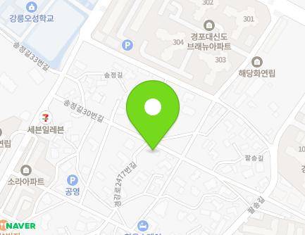 16 Songjeong-gil 30beon-gil, Gangneung-si, Gangwon-do, Republic of Korea Map