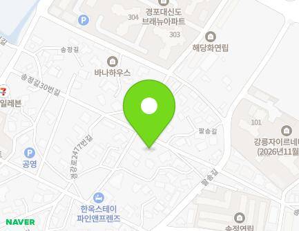 24 Songjeong-gil 30beon-gil, Gangneung-si, Gangwon-do, Republic of Korea Map