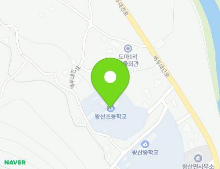 2011-8 Baekdudaegan-ro, Wangsan-myeon, Gangneung-si, Gangwon-do, Republic of Korea Map