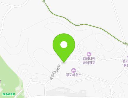 14 Unjeong-gil 83beon-gil, Gangneung-si, Gangwon-do, Republic of Korea Map