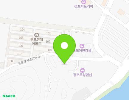 9-4 Gyeongpo-ro 463beonan-gil, Gangneung-si, Gangwon-do, Republic of Korea Map