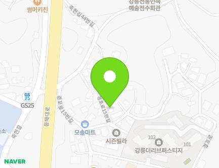 13-2 Gyeongpo-ro 15beon-gil, Gangneung-si, Gangwon-do, Republic of Korea Map