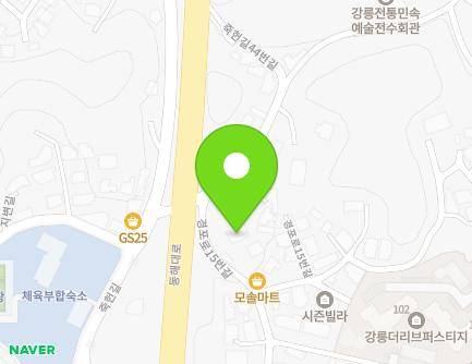 9-6 Gyeongpo-ro 15beon-gil, Gangneung-si, Gangwon-do, Republic of Korea Map