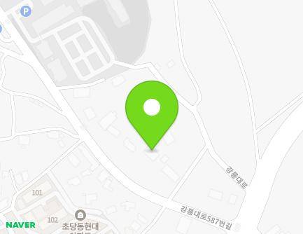 16 Gangneung-daero 587beon-gil, Gangneung-si, Gangwon-do, Republic of Korea Map