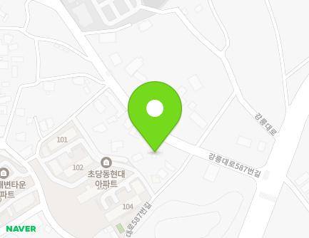 13 Gangneung-daero 587beon-gil, Gangneung-si, Gangwon-do, Republic of Korea Map