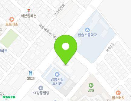 454 Gangneung-daero, Gangneung-si, Gangwon-do, Republic of Korea Map