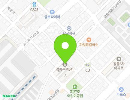 11-8 Gangneung-daero 359beon-gil, Gangneung-si, Gangwon-do, Republic of Korea Map