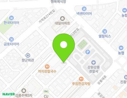 369-13 Gangneung-daero, Gangneung-si, Gangwon-do, Republic of Korea Map