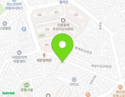 21 Saenaengi-gil, Gangneung-si, Gangwon-do, Republic of Korea Map