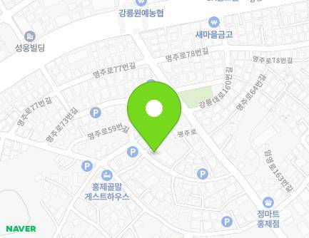 12 Myeongju-ro 59beon-gil, Gangneung-si, Gangwon-do, Republic of Korea Map