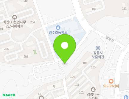 74-24 Gangbyeon-ro, Gangneung-si, Gangwon-do, Republic of Korea Map