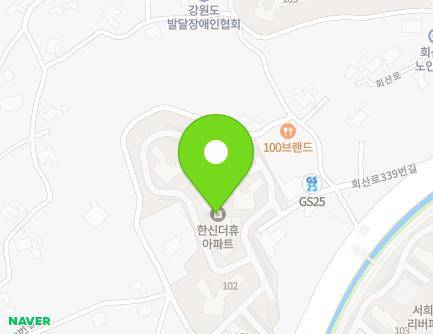 313 Hoesan-ro, Gangneung-si, Gangwon-do, Republic of Korea Map