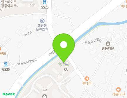 346 Hoesan-ro, Gangneung-si, Gangwon-do, Republic of Korea Map