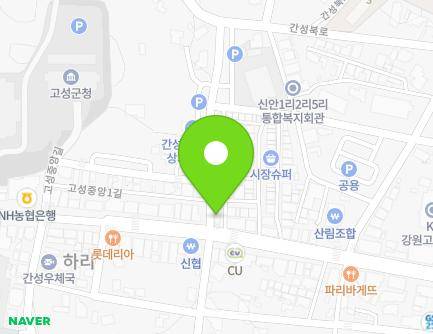 52 Ganseong-ro, Ganseong-eup, Goseong-gun, Gangwon-do, Republic of Korea Map