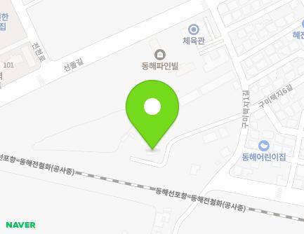 57-5 Gumitaekji 1-gil, Donghae-si, Gangwon-do, Republic of Korea Map