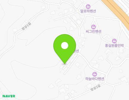 13-2 Mangsang 3-gil, Donghae-si, Gangwon-do, Republic of Korea Map