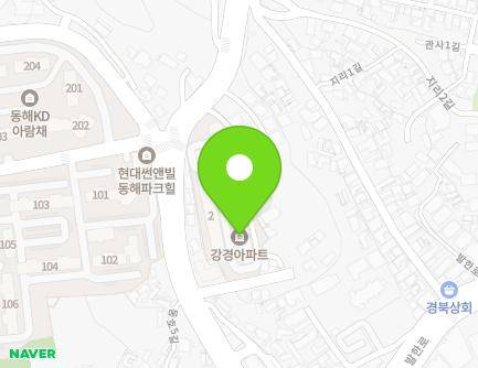 36 Jirigol-gil, Donghae-si, Gangwon-do, Republic of Korea Map