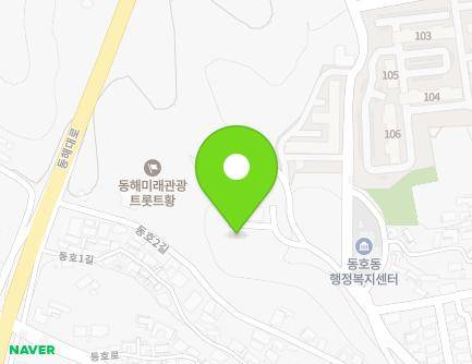 33-5 Dongho 3-gil, Donghae-si, Gangwon-do, Republic of Korea Map