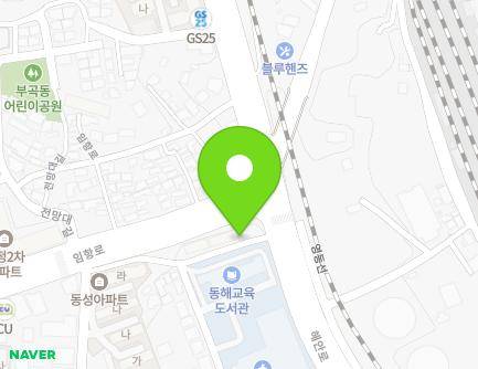 34-2 Bugok 5-gil, Donghae-si, Gangwon-do, Republic of Korea Map