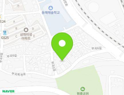 8-1 Bugok 5-gil, Donghae-si, Gangwon-do, Republic of Korea Map
