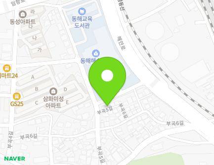 12-3 Bugok 5-gil, Donghae-si, Gangwon-do, Republic of Korea Map