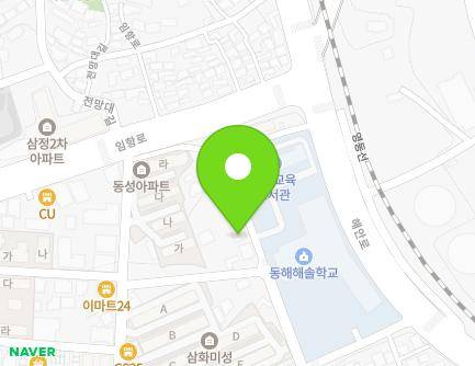 25 Bugok 5-gil, Donghae-si, Gangwon-do, Republic of Korea Map