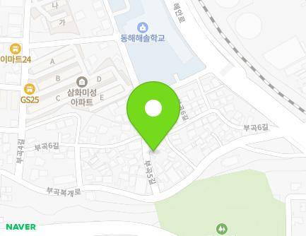6 Bugok 5-gil, Donghae-si, Gangwon-do, Republic of Korea Map