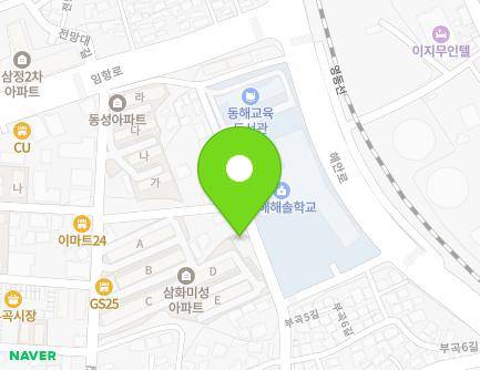 19 Bugok 5-gil, Donghae-si, Gangwon-do, Republic of Korea Map