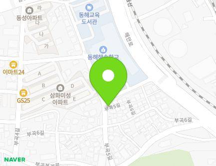12-1 Bugok 5-gil, Donghae-si, Gangwon-do, Republic of Korea Map