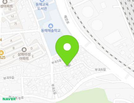23-1 Bugok 6-gil, Donghae-si, Gangwon-do, Republic of Korea Map