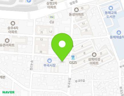 11 Bugok 4-gil, Donghae-si, Gangwon-do, Republic of Korea Map