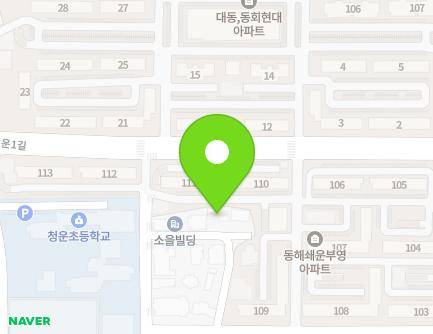 17-8 Cheongun 2-gil, Donghae-si, Gangwon-do, Republic of Korea Map