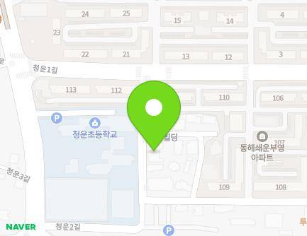 17-2 Cheongun 2-gil, Donghae-si, Gangwon-do, Republic of Korea Map